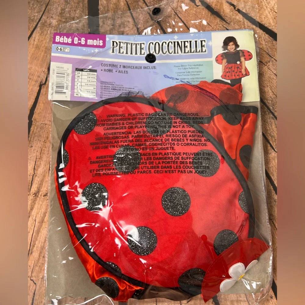 Petite Coccinelle Baby‎ Ladybug Costume Dress and Wings